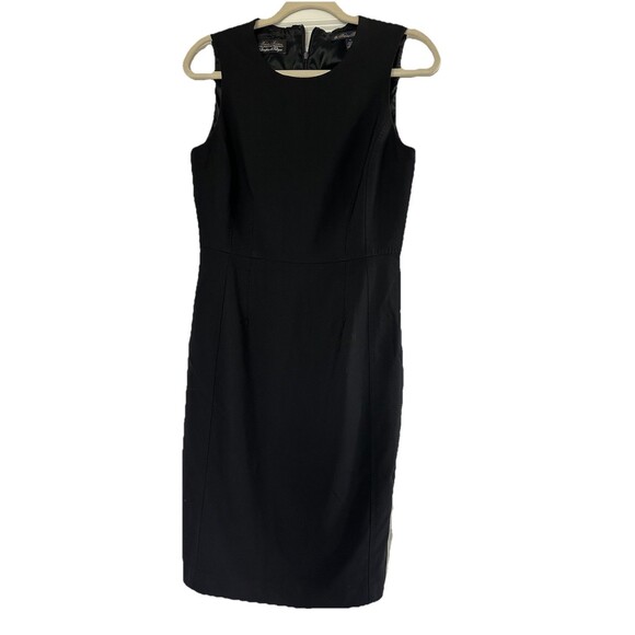 Brooks Brothers Black Wool Sleeveless Sheath Dress Women’s 8 - Picture 1 of 7